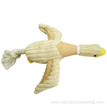 Factory plush wild goose dog toy pet products